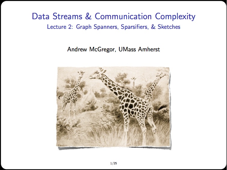 Graph streams: it's all vortices and eddies.
