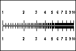 GIF of two slide rule templates