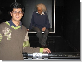 Abhishek Roy and Albert Einstein