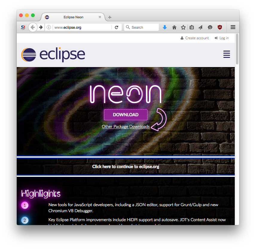 download eclipse neon for windows 10